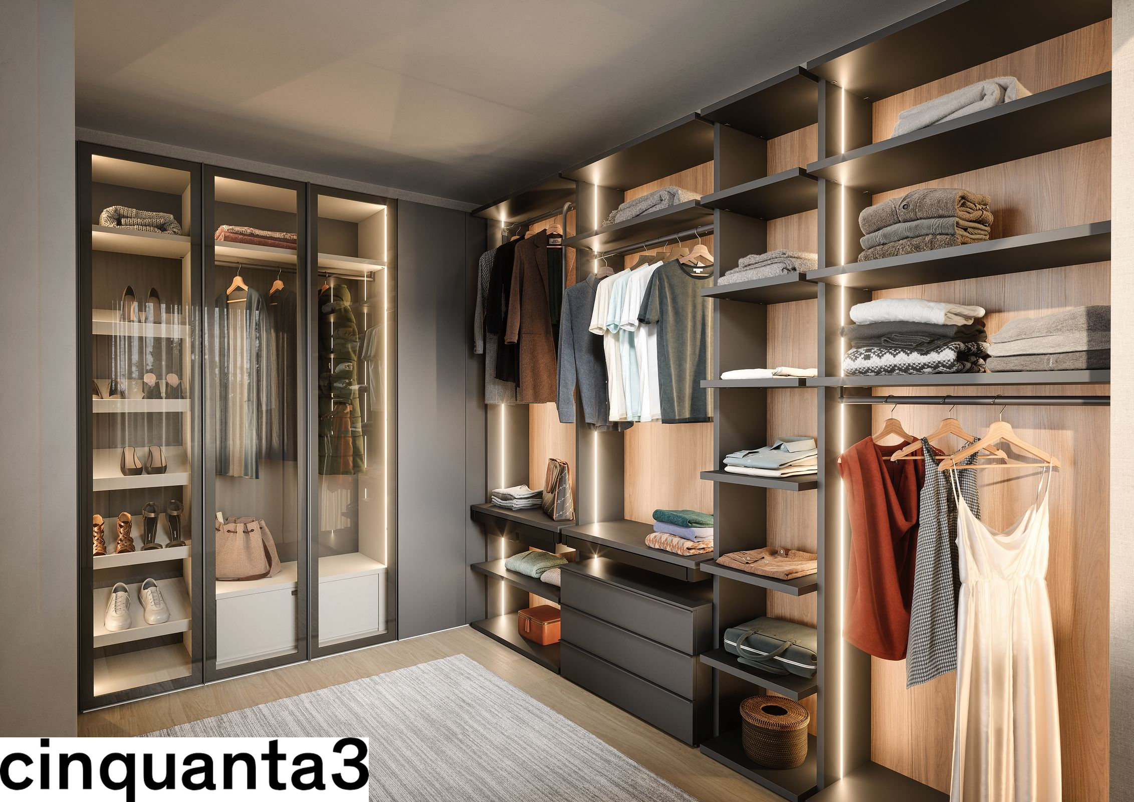 Cabine Armadi CINQUANTA3 - Modello 9